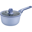 COOKER KING Blue Granite Aluminum Saucepan Set 18cm (Case 10)