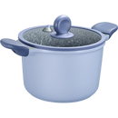 COOKER KING Blue Granite Aluminum High Casserole Set 22cm