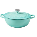 COOKER KING Enameled Cast Iron Casserole - Mint 22cm