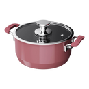 COOKER KING Stainless Steel Enameled Casserole 22cm (Case 4)