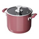 COOKER KING Stainless Steel Enameled High Casserole 22cm (Case 4)