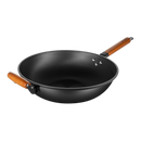 COOKER KING Chinese Carbon Steel Wok 34cm (Case 10)
