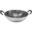 COOKER KING Stainless Steel Double-Handle Honeycomb Wok 40cm (Case 8)