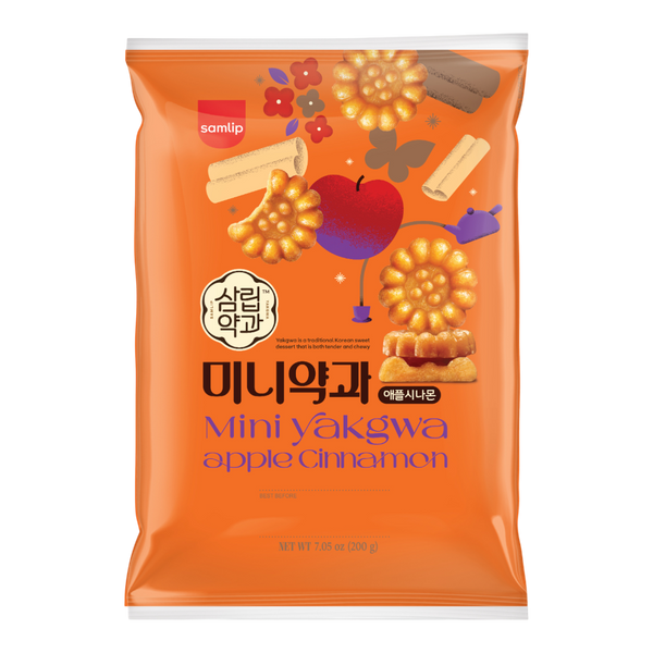 SAMLIP Mini Yakgwa Cookie Apple and Cinnamon 200g