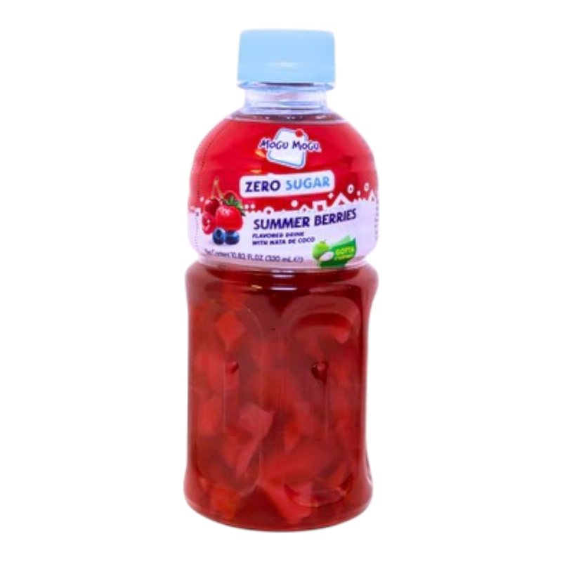 MOGU MOGU Nata De Coco Drink Summer Berries Flavour Zero Sugar 320ML (Case 24)