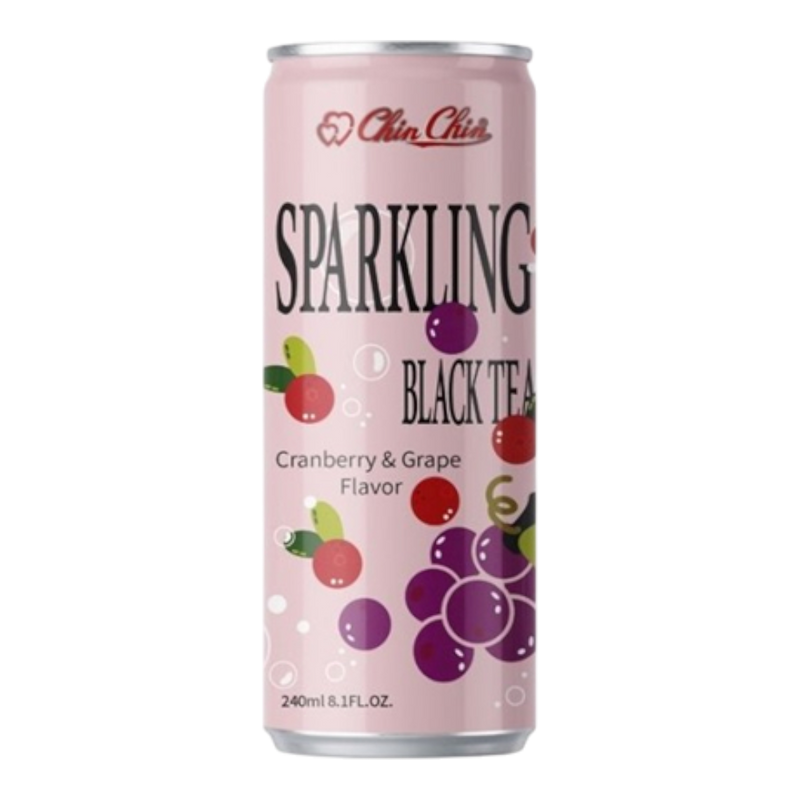 Chin Chin-Sparkling Black Tea (Mix Berries Flavor) 240ml (Case 24)