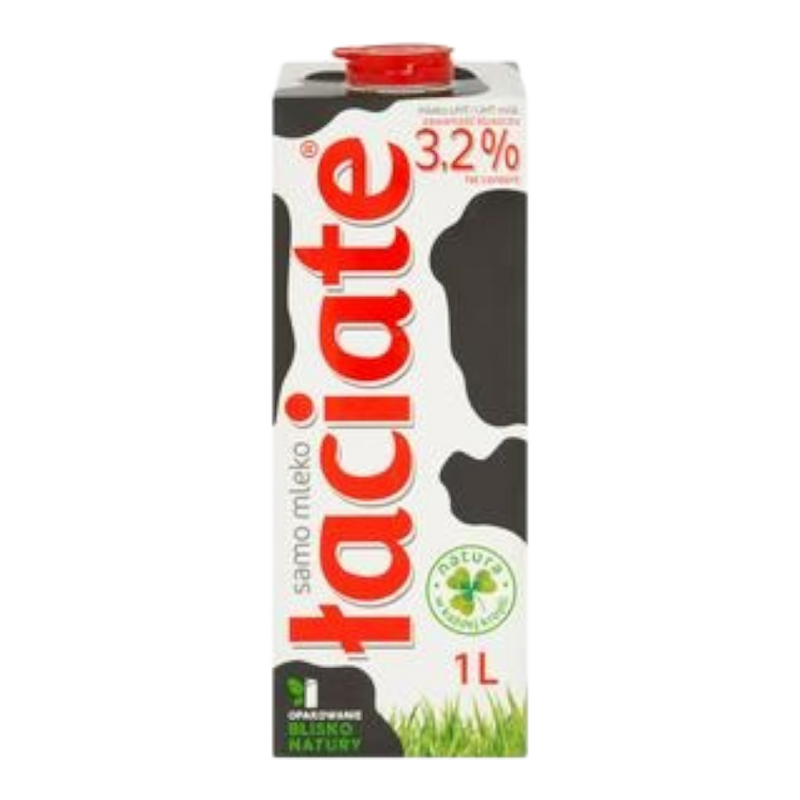 MLEKPOL Milk UHT 3.2% Laciate 1L (Red) (Case 12)