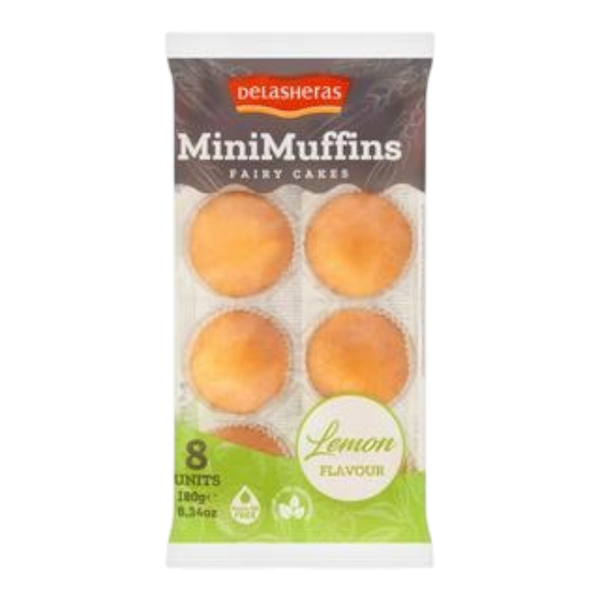 DELASHERAS Mini Muffins Lemon Cake 180g