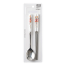 OMI Spoon & Chopstick Set Red Rose 96g