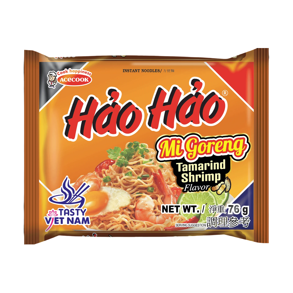 HAO HAO Mie Goreng Tamarind Shrimp Flavor 75g