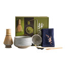 QIHUANG 8-piece Matcha Kit - Cicada Wing Pattern