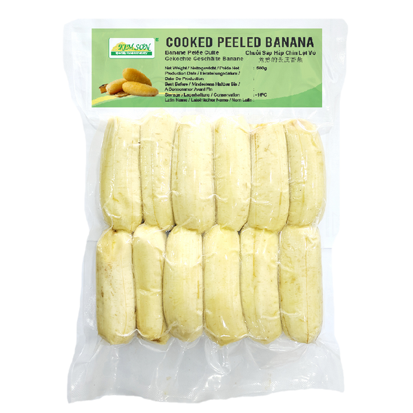 Kimson Cooked Peeled Banana 500g (Frozen)