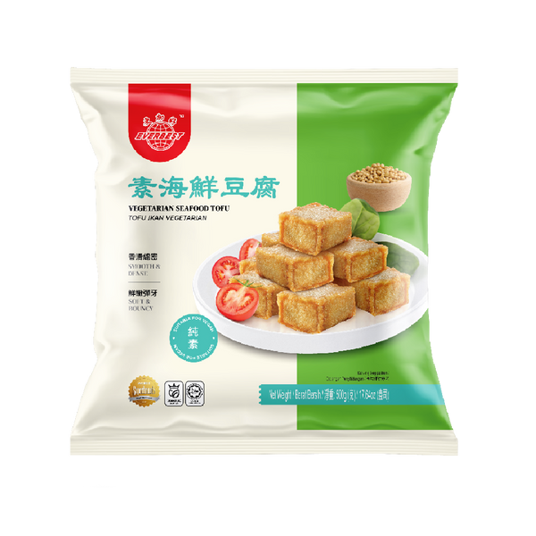 Tahu Seafood Vegetarian EVERBEST 500g (Beku)