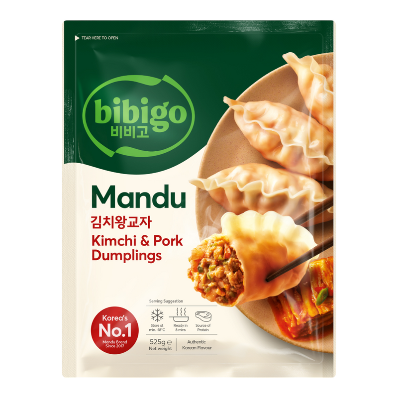 CJ BIBIGO 原味泡菜猪肉水饺 525g (冷冻)
