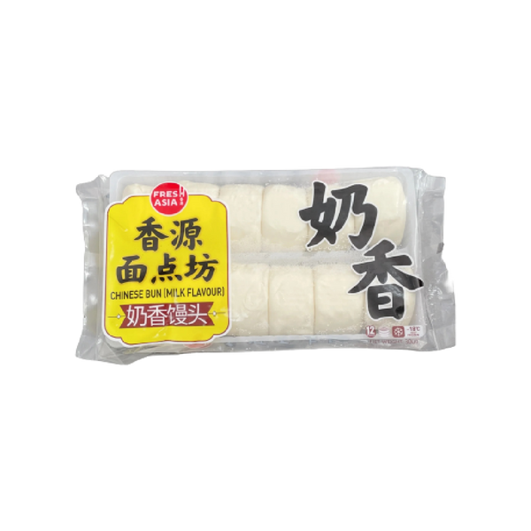 FRESHASIA Milk Flavour Bun 300g (Frozen) - Longdan Official