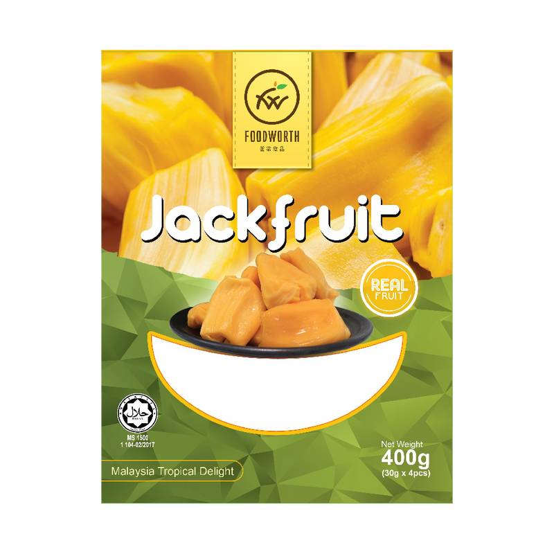 FOODWORTH J33 Jackfruit Pulp 400g (Frozen) - Longdan Official