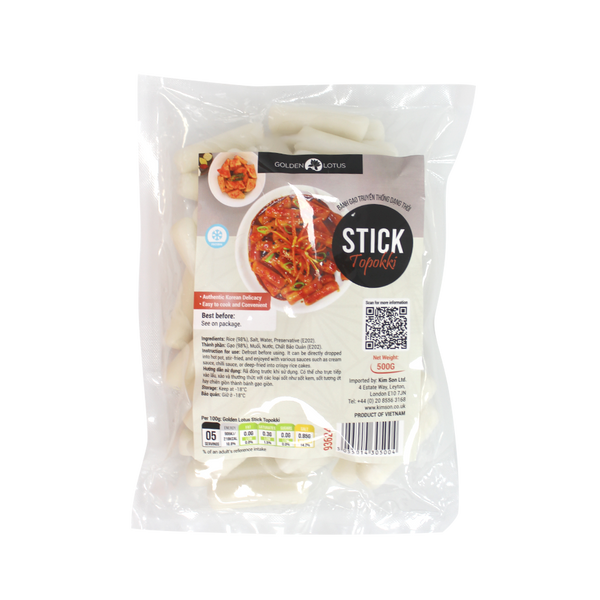 Golden Lotus Stick Topokki 500g (Frozen) - Longdan Official