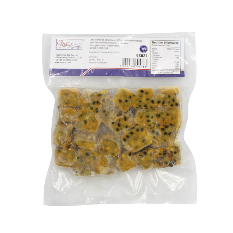 White River Frozen Passion Fruit Dice 250G (Frozen) - Longdan Official