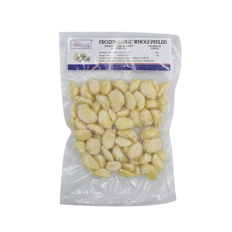 White River Frozen Garlic Whole Peeled 200G (Frozen) - Longdan Official