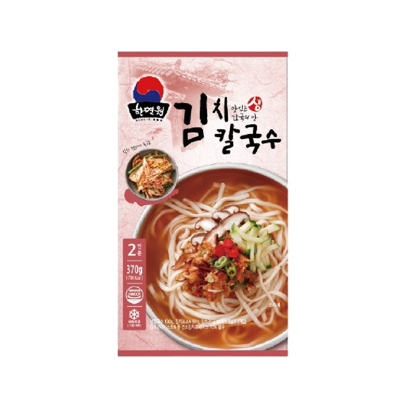HANMYEONWON Kimchi Kalguksu Kimchi Noodle Soup (2 servings) 370g (Frozen) - Longdan Official