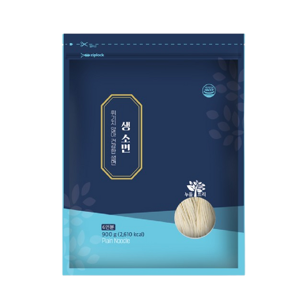 NOODLE TREE Plain Noodle Fresh SoMyun 900g (Frozen) - Longdan Official