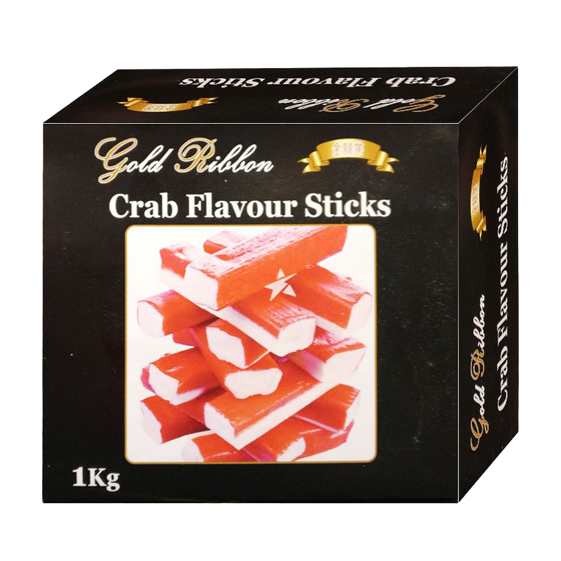 Gold Ribbon Crab Sticks 1kg (Frozen)