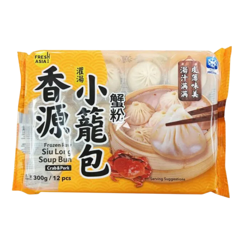 FRESHASIA Pork & Crab Siu Loong Bun 300g (Frozen)