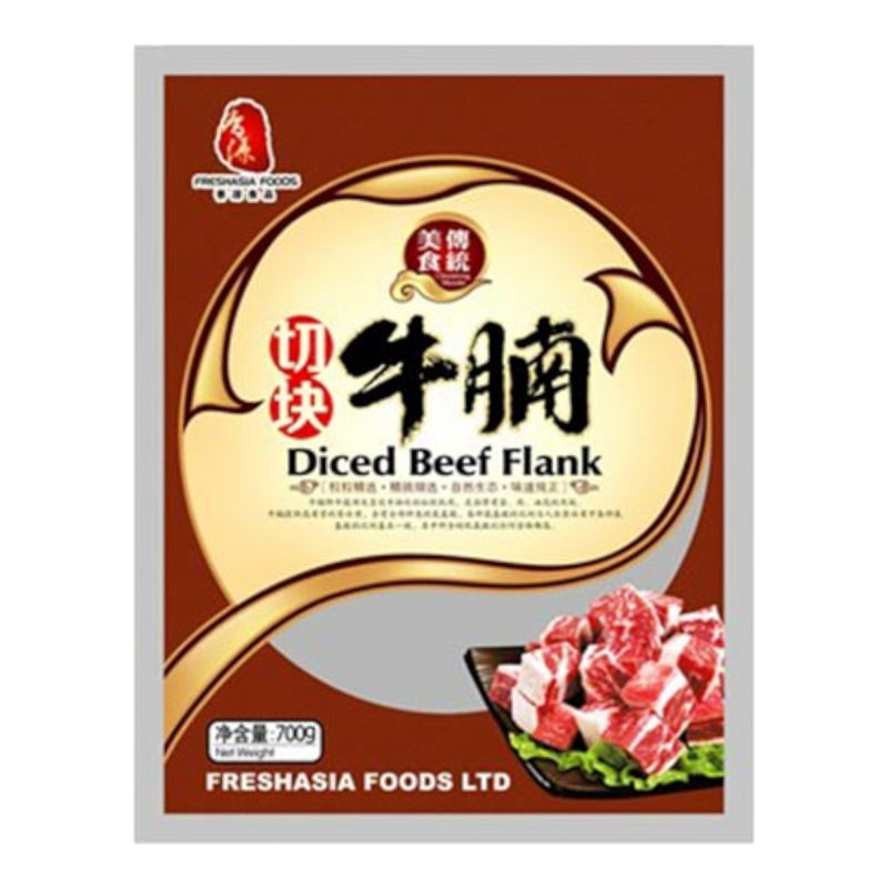 FRESHASIA Diced Beef Flank 700g (Frozen)