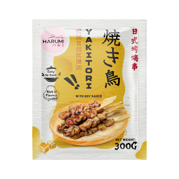 HARUMI Chicken Yakitori With Soy Sauce 300g (Frozen)