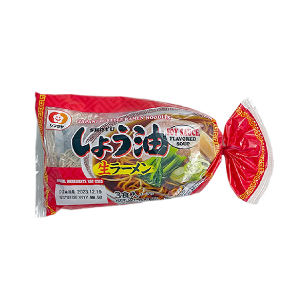 SHIMADAYA 3shoku Shoyu Ramen (3pcs) 489g (Beku)