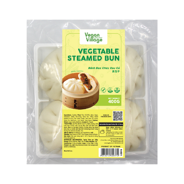 Kim Son Vegetable Steamed Bun 400g (Frozen)