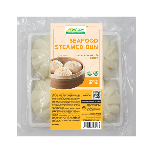 Kim Son Seafood Steamed Bun 400g (Frozen)