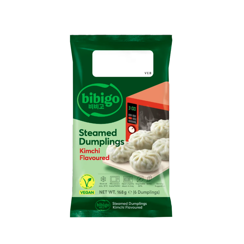 CJ BIBIGO Steamed Dumplings Kimchi 168g (Frozen)