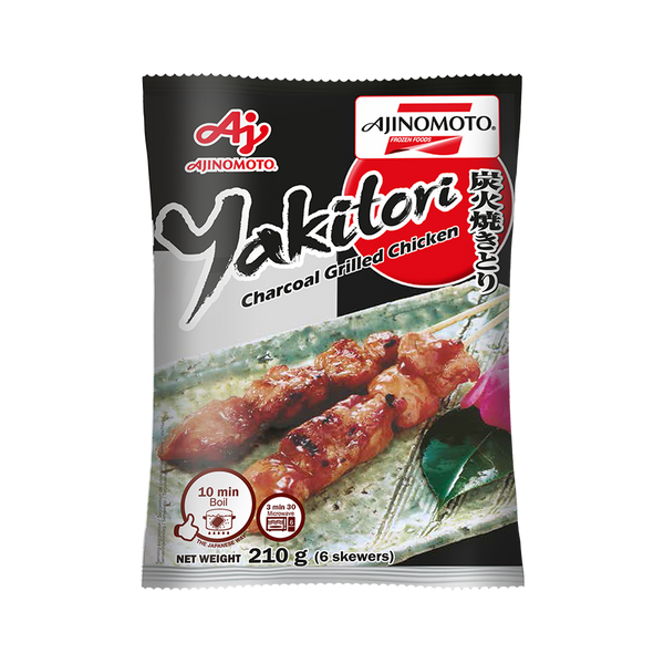 AJINOMOTO Yakitori Grilled Chicken Skewers (6pcs) 210g (Frozen)