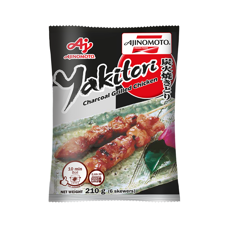 AJINOMOTO Yakitori Grilled Chicken Skewers (6pcs) 210g (Frozen)