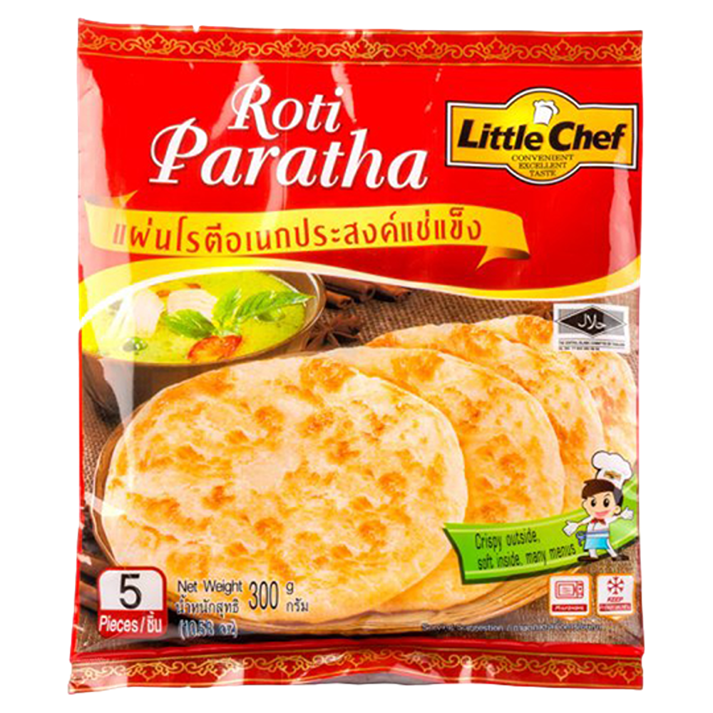Lc Roti LITTLE CHEF Roti Paratha 300g (Frozen)