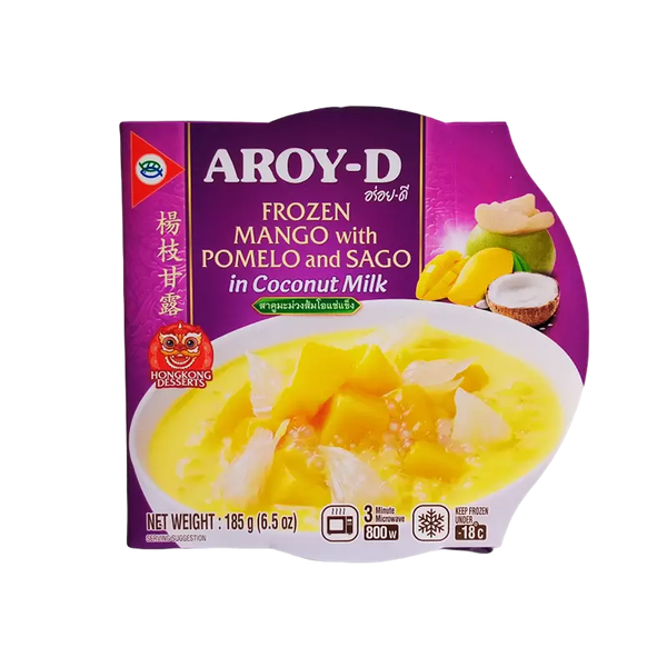 AROY-D Mango with Pommel and Sago in Coconut Milk 185g (Frozen)