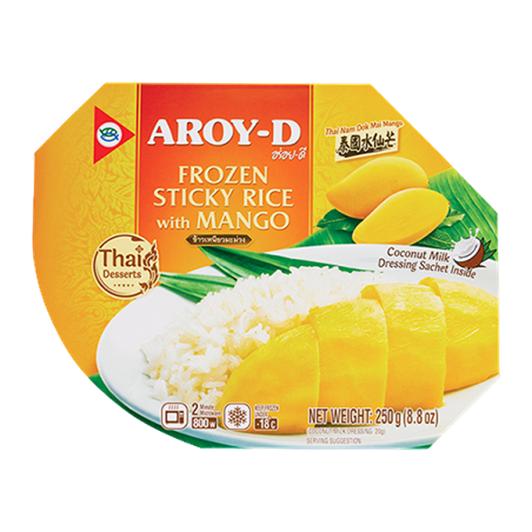 AROY-D Sticky Rice with Mango 250g (Frozen)