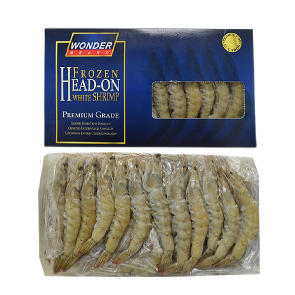 WONDER IQF HOSO Ecuadorian King Prawns 30/40 1kgnet (Frozen)