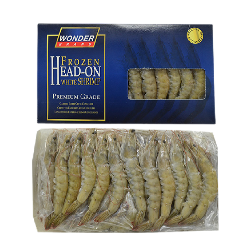 WONDER IQF HOSO Ecuadorian King Prawns 30/40 1kgnet (Frozen)