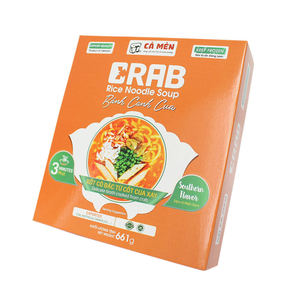 CA MEN Crab Rice Noodle Soup 661g (Frozen)