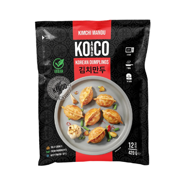 KO&CO Vegan Kimchi Mandu 420g (Frozen)