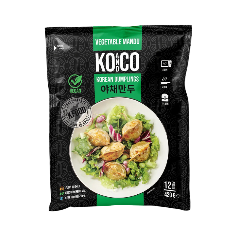 KO&CO Vegan Vegetable Mandu 420g (Frozen)