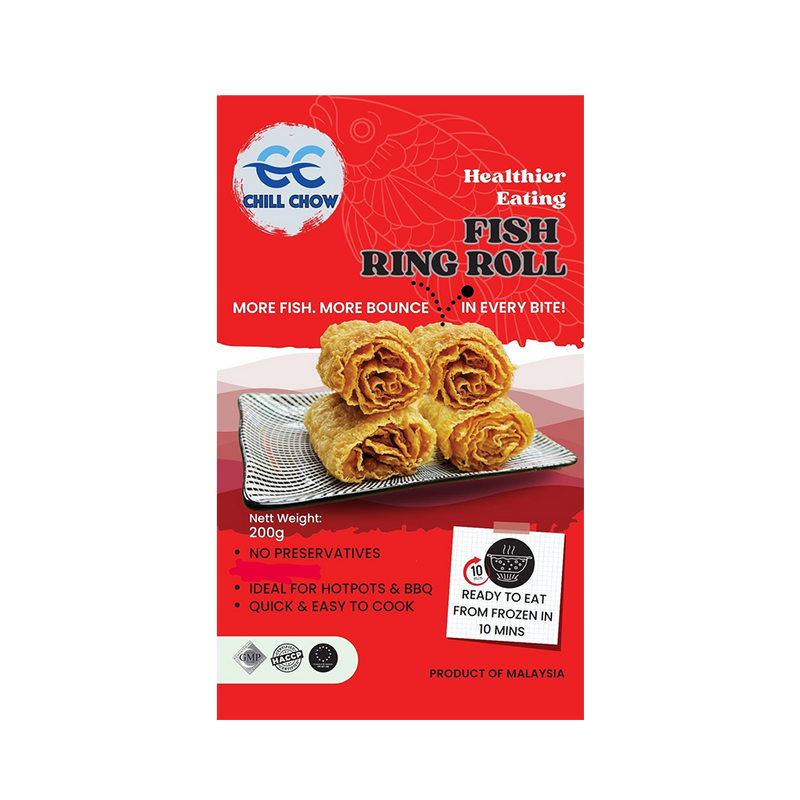 CHILL CHOW Fish Ring Roll 200g (Beku)