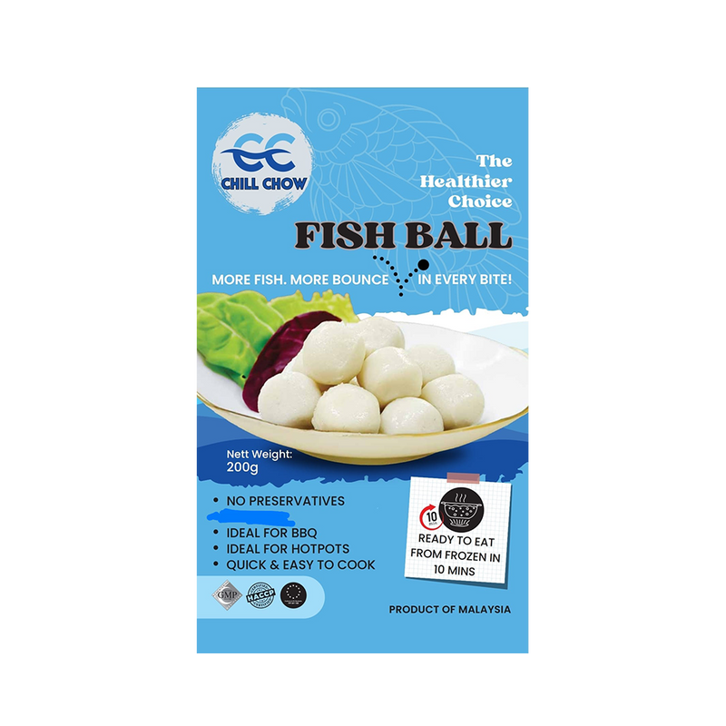 CHILL CHOW Fish Ball 200g (Frozen)