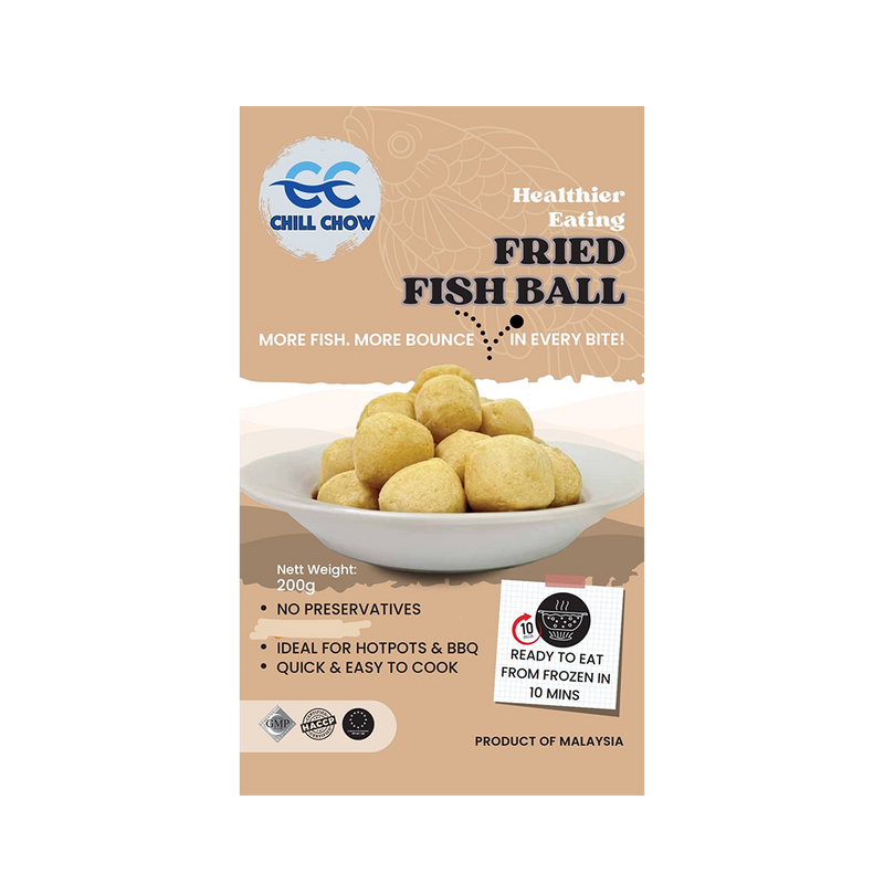 CHILL CHOW Fried Fish Ball 200g (Frozen)