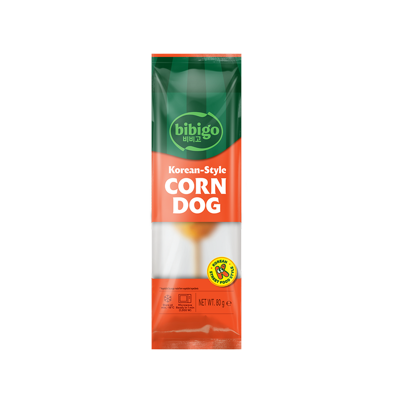 CJ BIBIGO Plant-based Crispy Corndog 80g (Frozen)