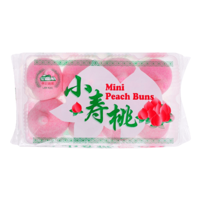 LIM KEE WHOLEMEAL MINI PEACH BUNS 280g (Frozen)