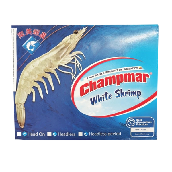 CHAMPMAR Raw Block P&D Prawns 26/30 900gnet (Frozen)