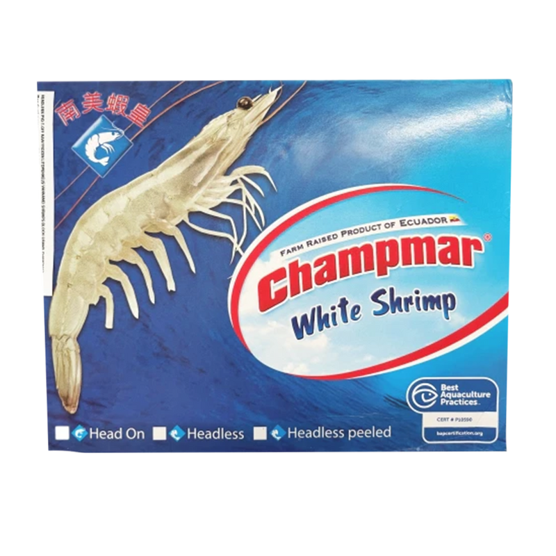 CHAMPMAR Raw Block P&D Prawns 26/30 900gnet (Frozen)